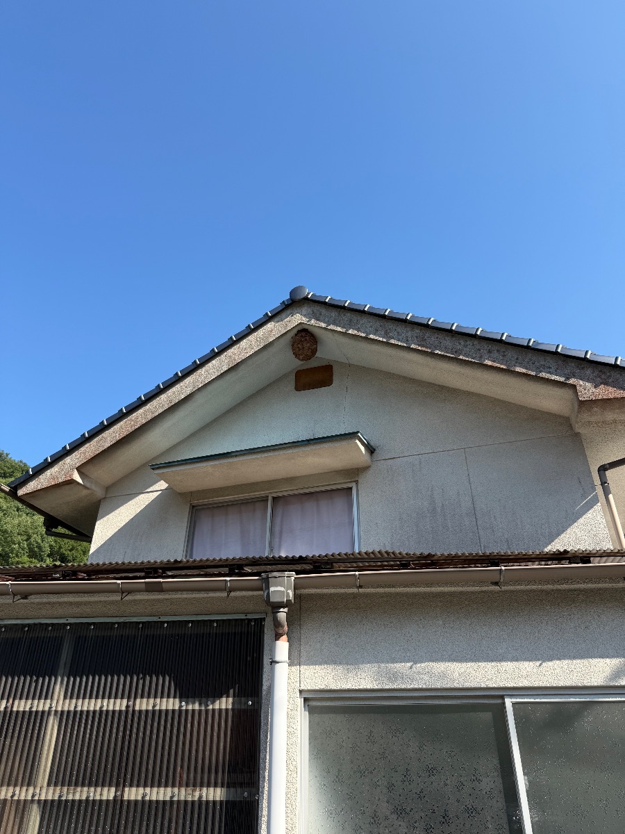 福山市沼隈町でスズメバチ駆除｜2階軒下の40cmの巣を即日撤去